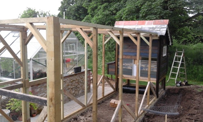 timber frame for the run