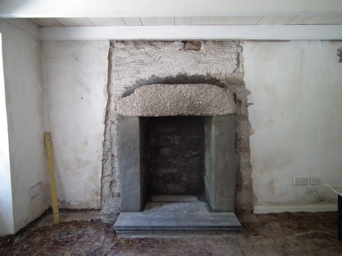 Lintel in place