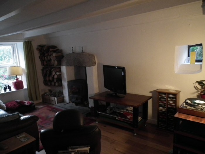 View of fireplace in lounge